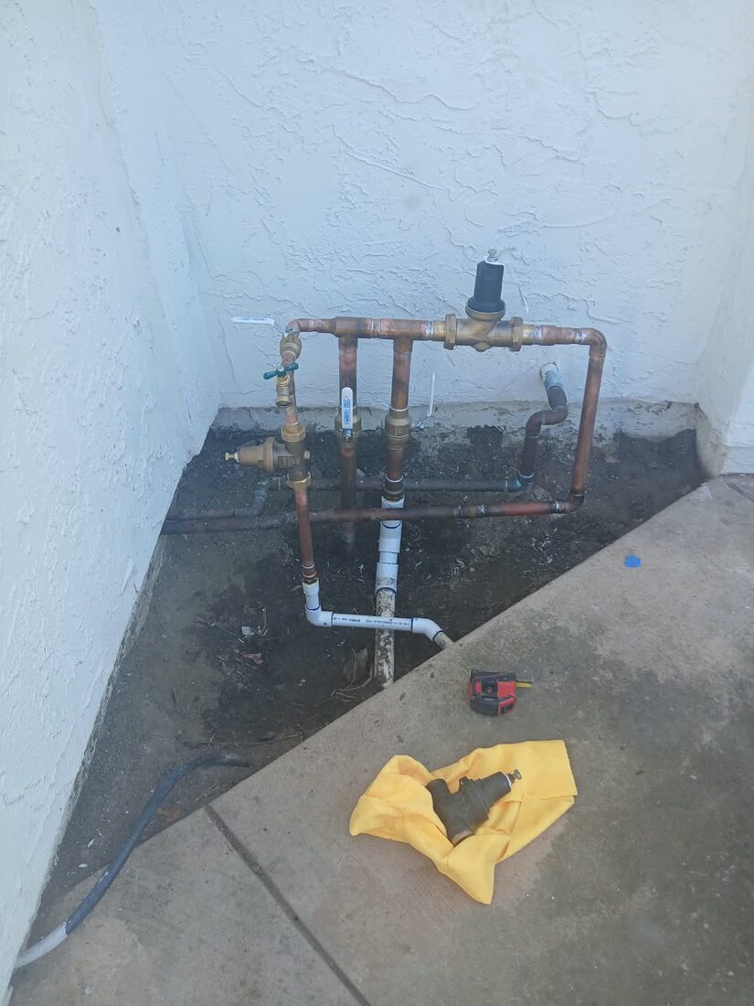 Water line: after the job